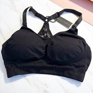 Kindred Bravely Sublime Nursing Bra with Lace – Black – Size L – Wireless